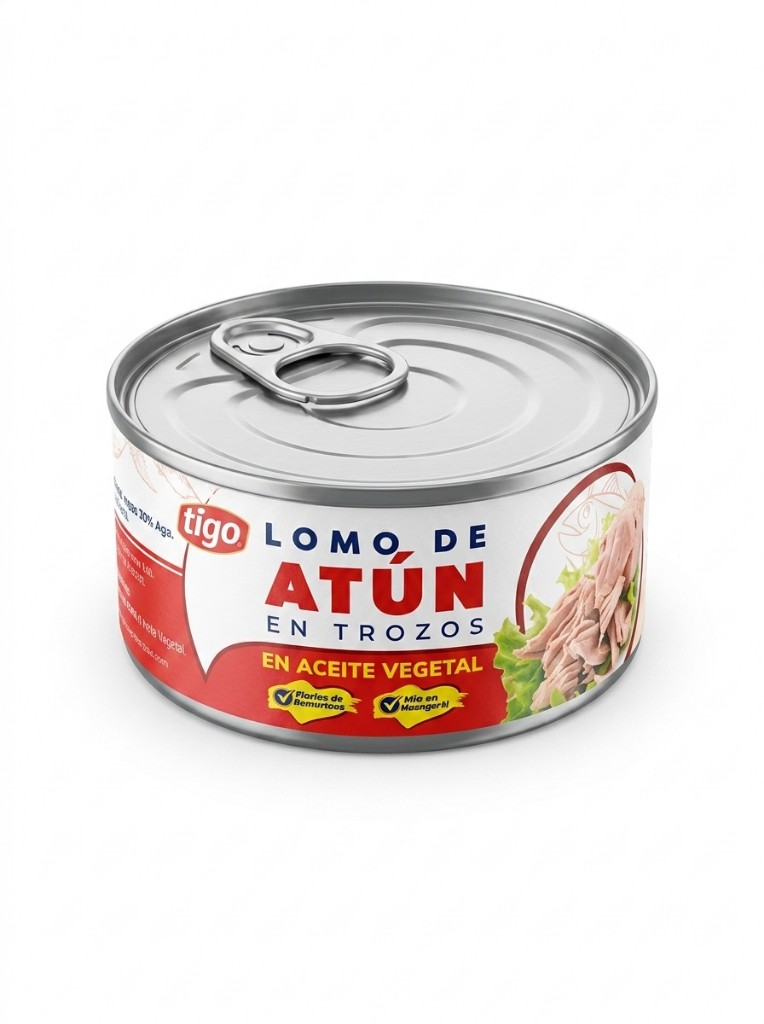 Atún trozos tigo 80 gr aceite vegetal