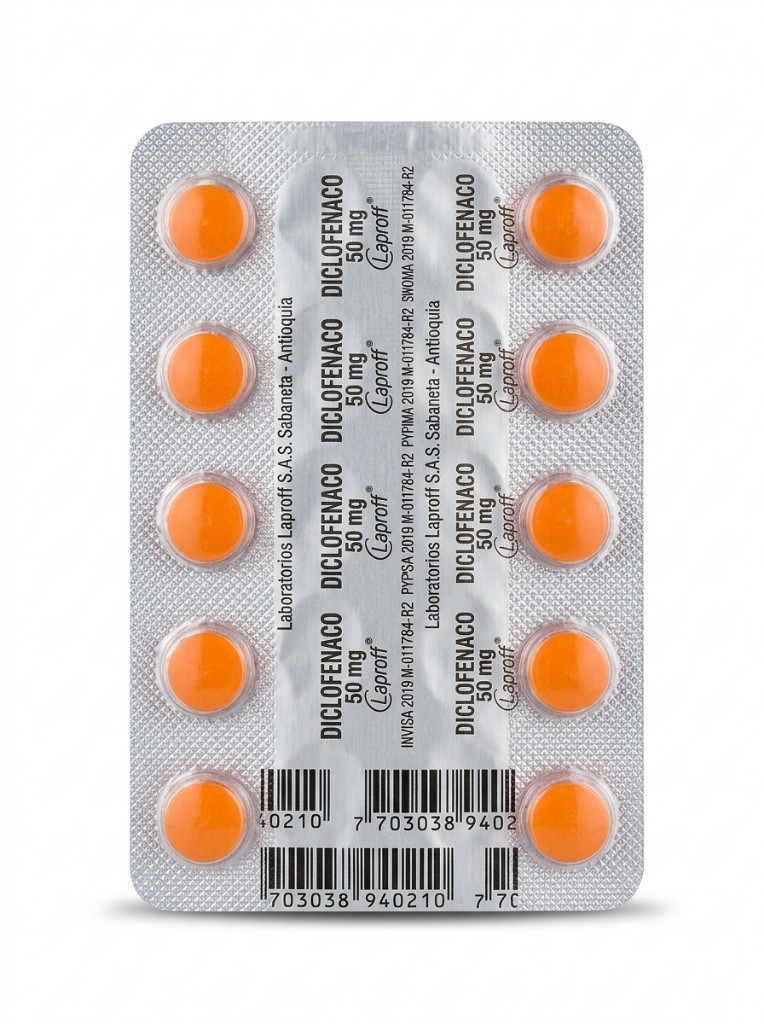 Diclofenaco sódico 50mg