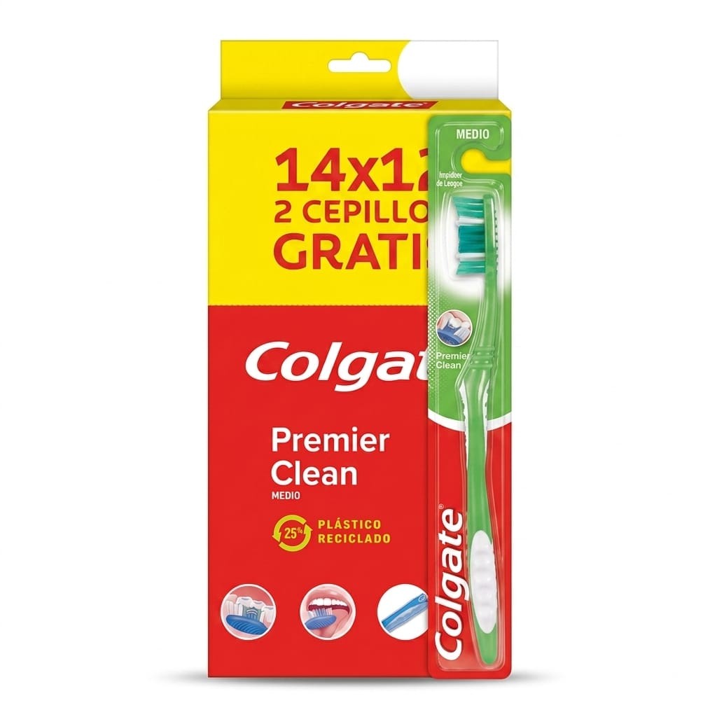 Cepillo dental colgate premier clean