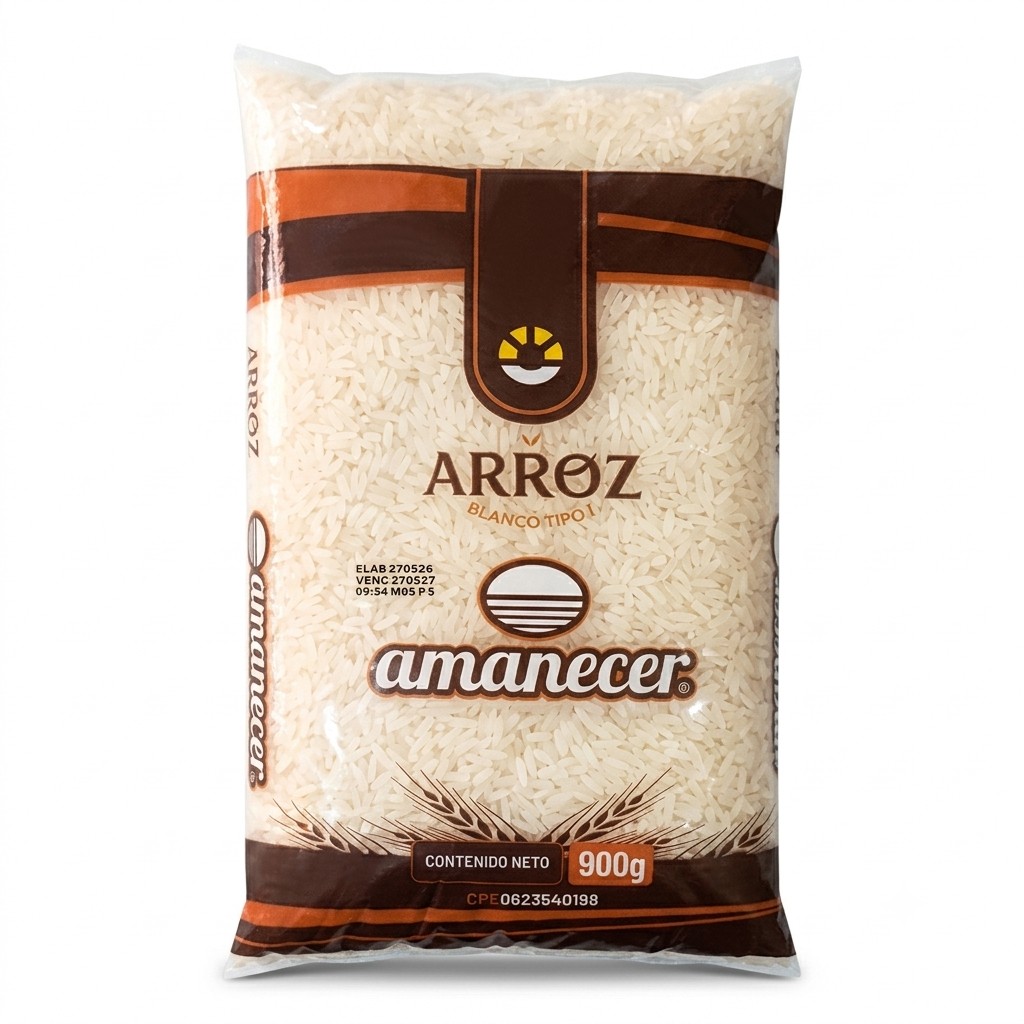 Arroz Amanecer 900g.