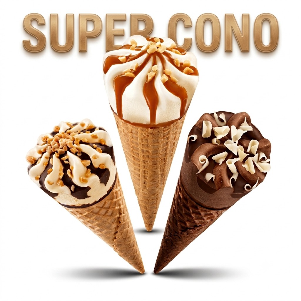 Barquilla Super Cono helado