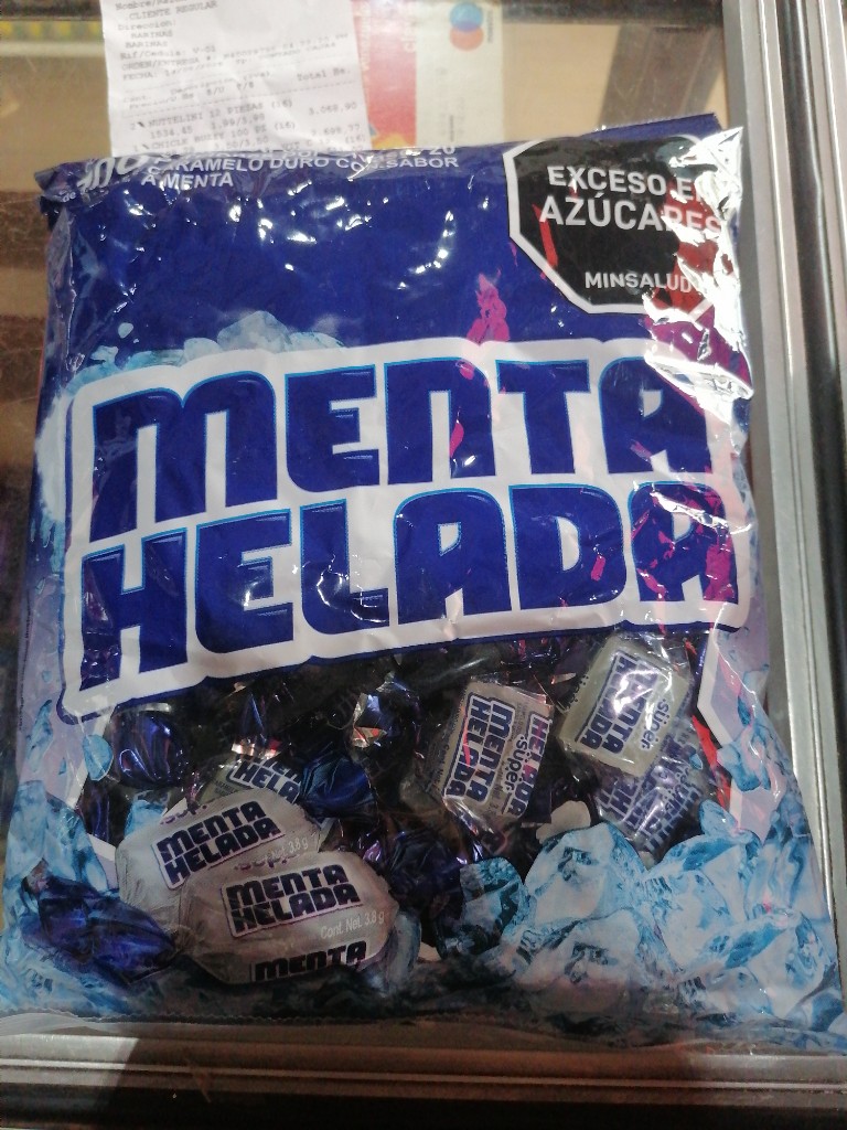 Caramelo menta helada