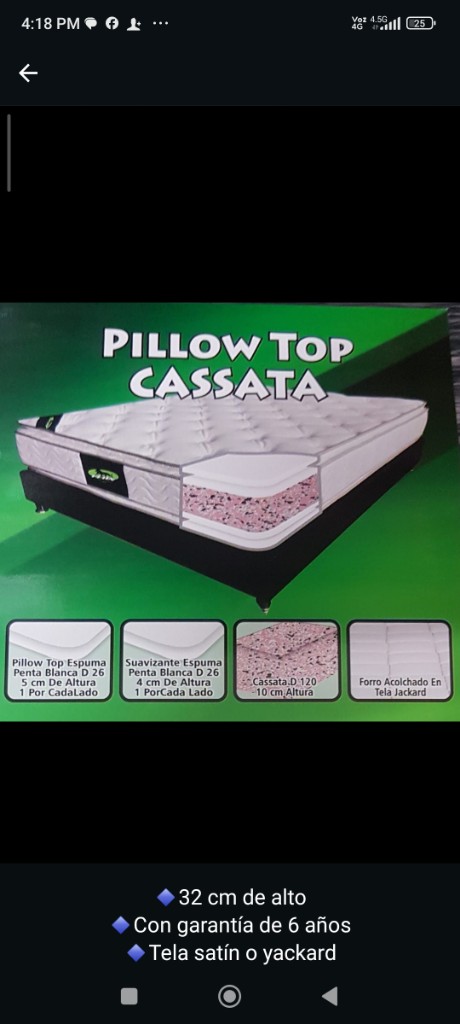 COLCHON PILOTON CASATA YACKAR 1.40