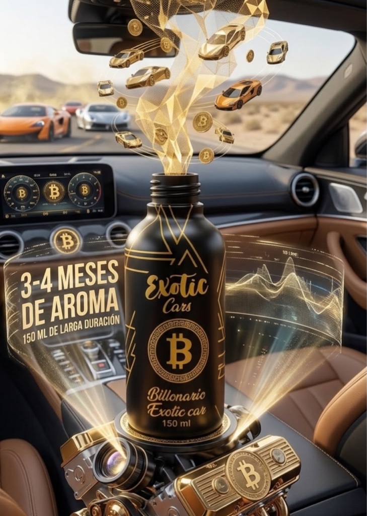 Exotic Cars aromatizante negro