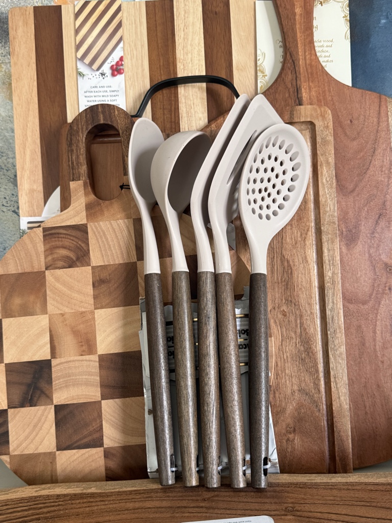 Cucharas de silicon de utensilios de cocina