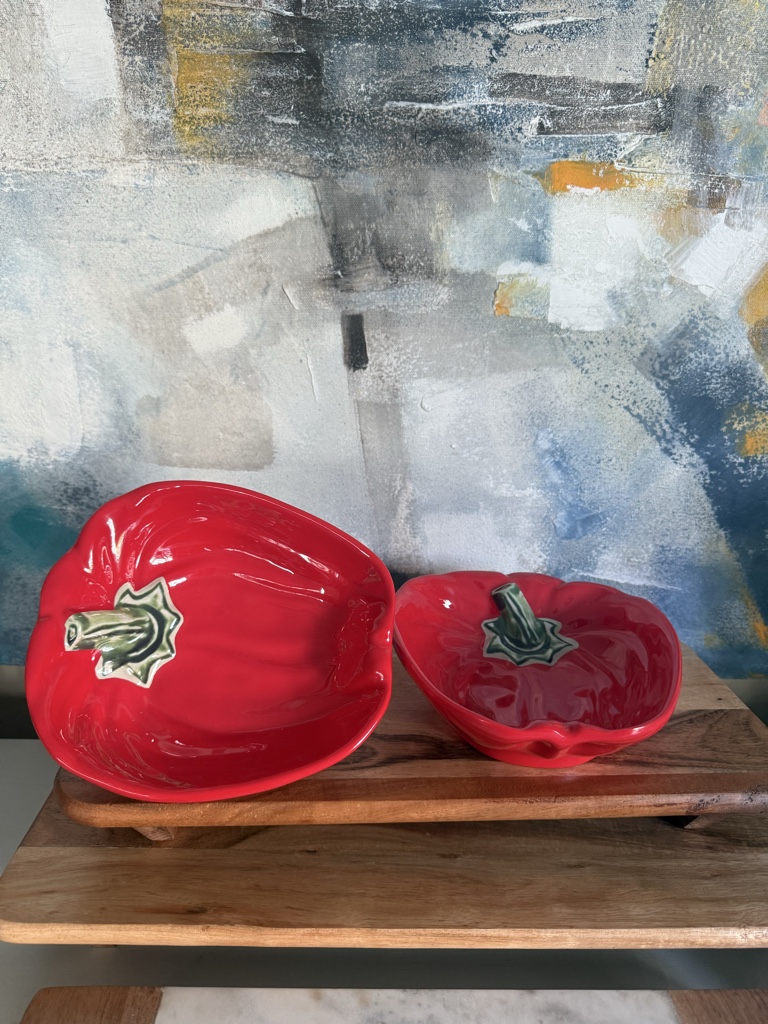 Pimenton rojo ceramica