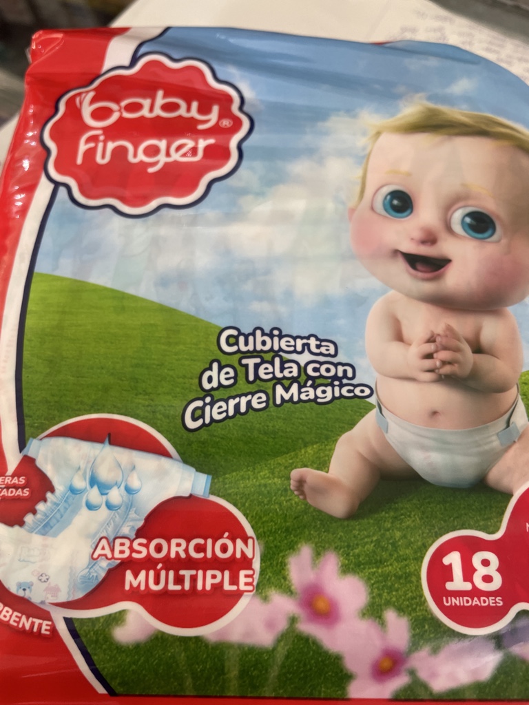 Baby Finger pañales 18u