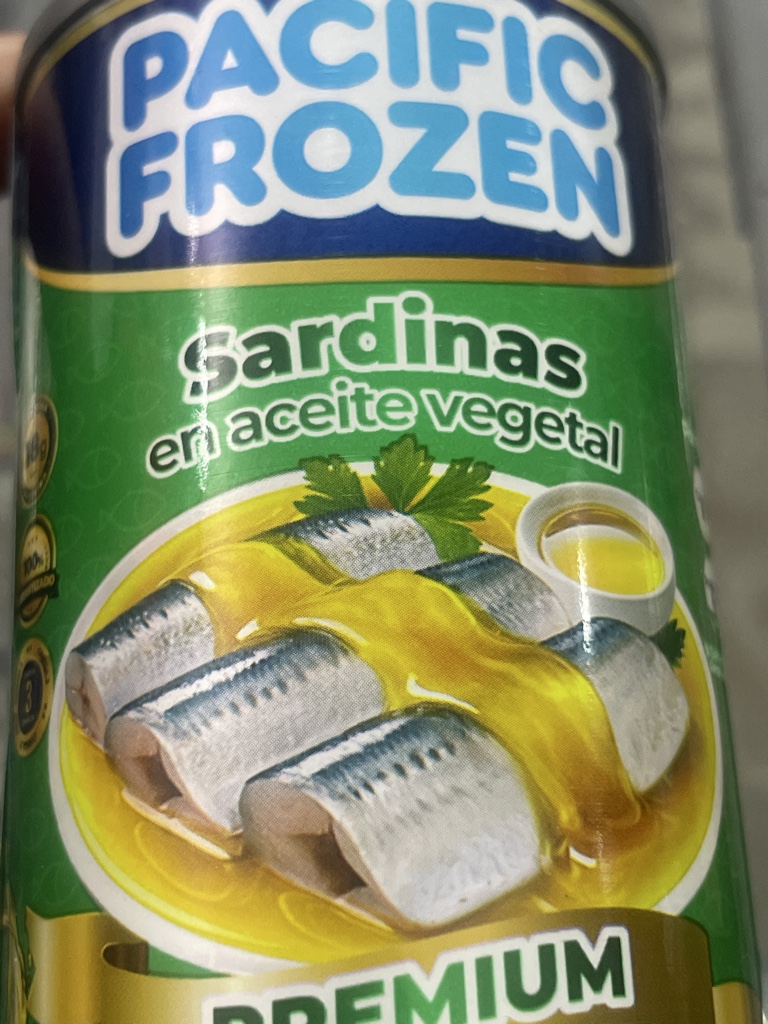 Sardina pacific aceite