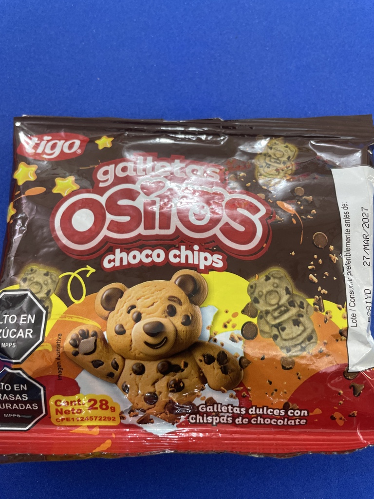 Zigo Ositos choco chips 28g