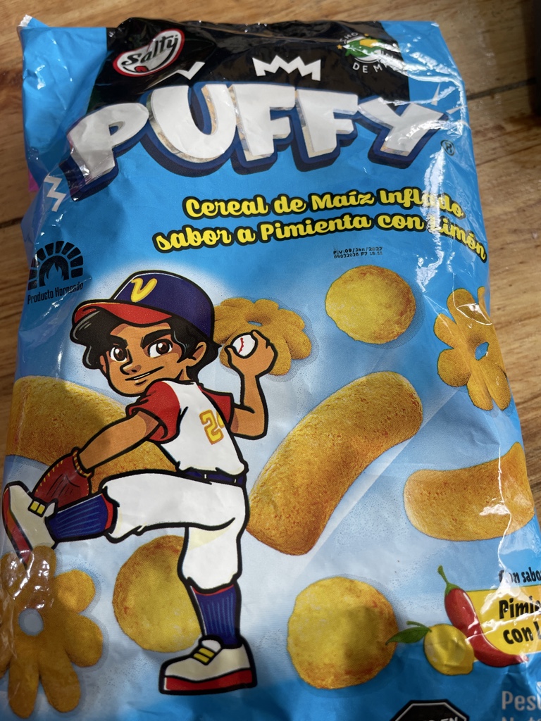 Puffy cereal de maiz picante