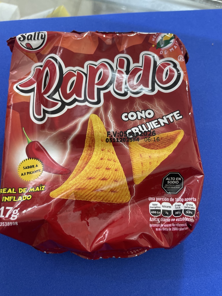 Rapido cono crujiente ají picante