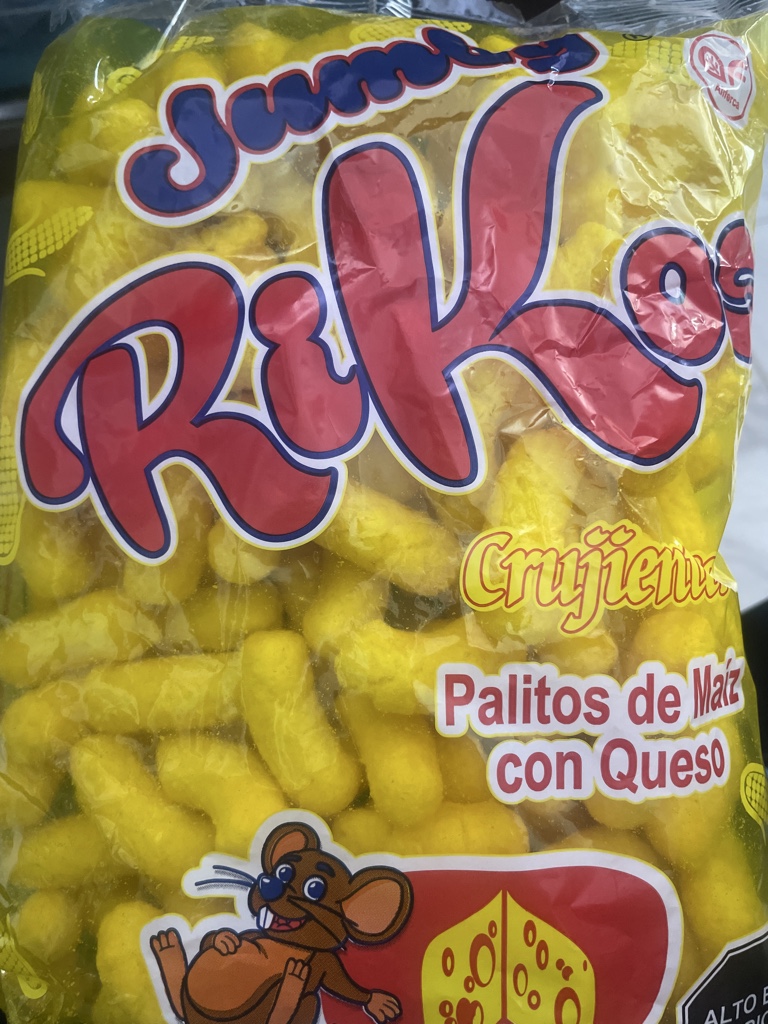 Riko's palitos de maiz con queso