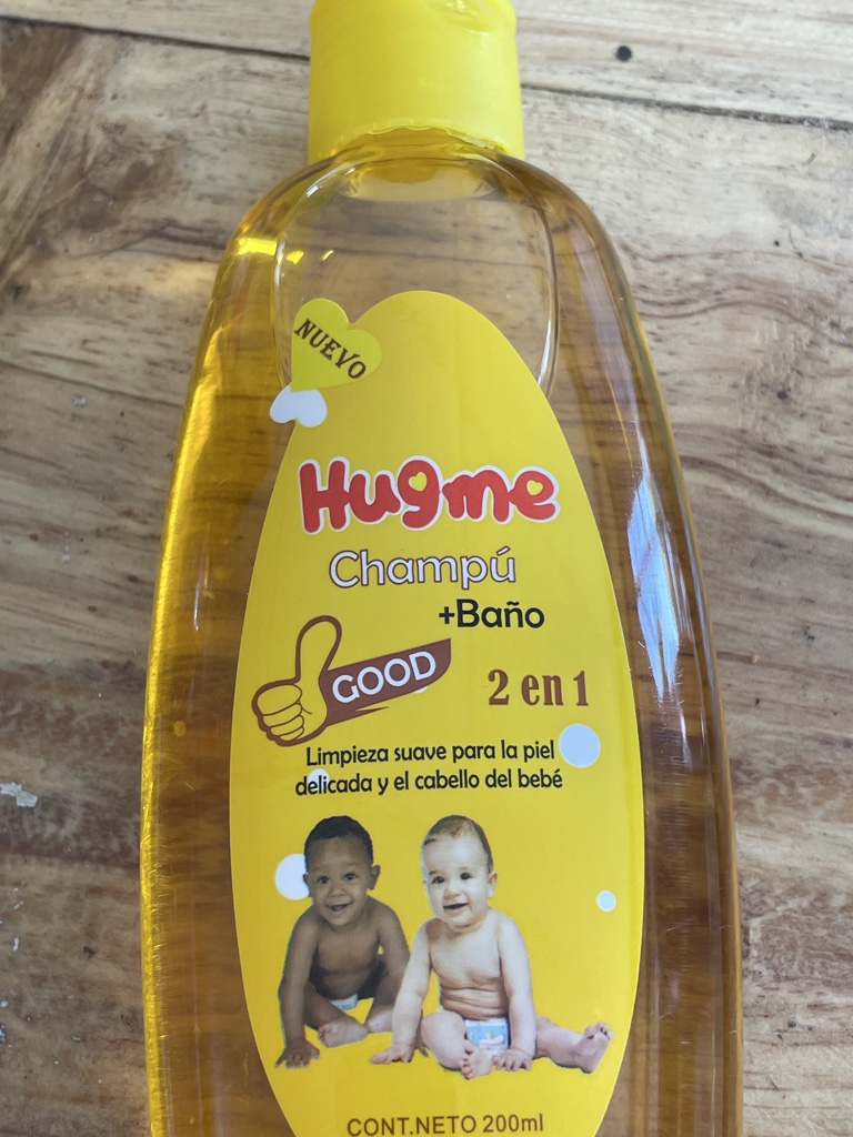 Hugme champú + baño 2 en 1 20s