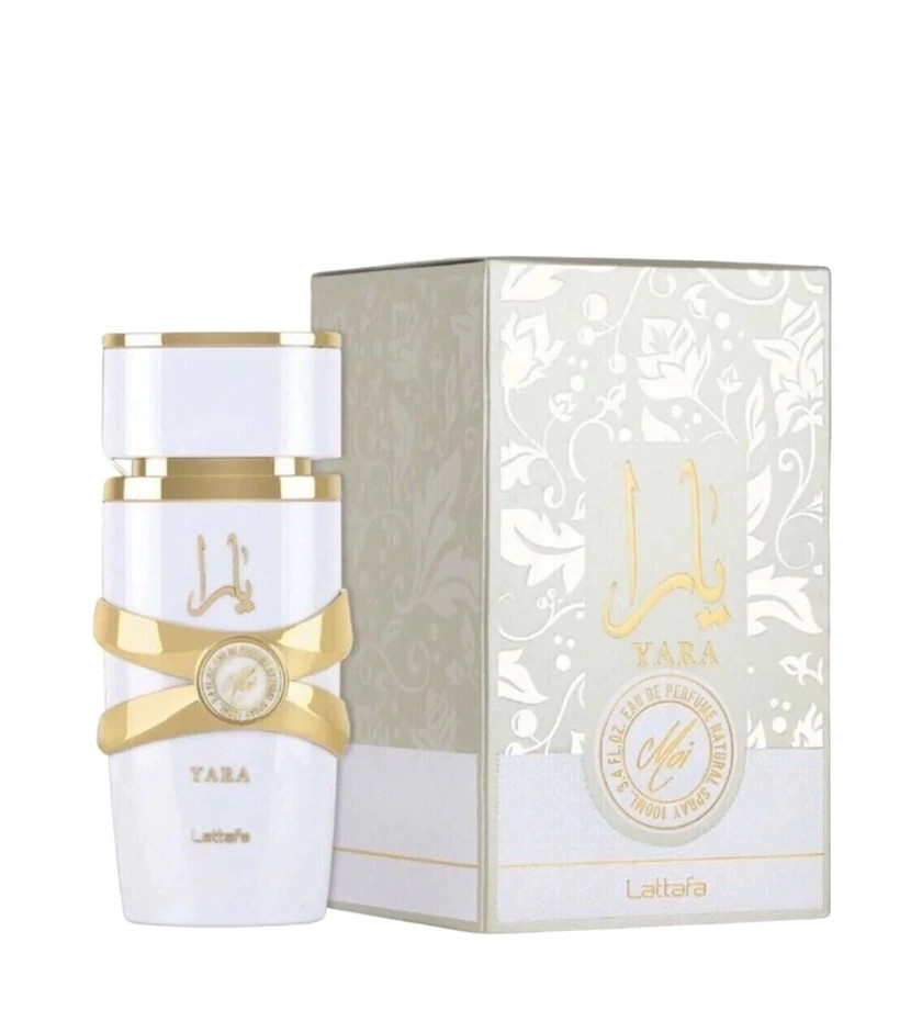 Lattafa Yara blanco perfume