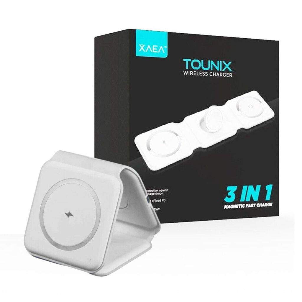 Cargador inalambrico 3 en 1 Tounix