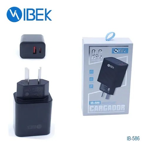 Cabezal cargador Ibek IB-586 USB-C