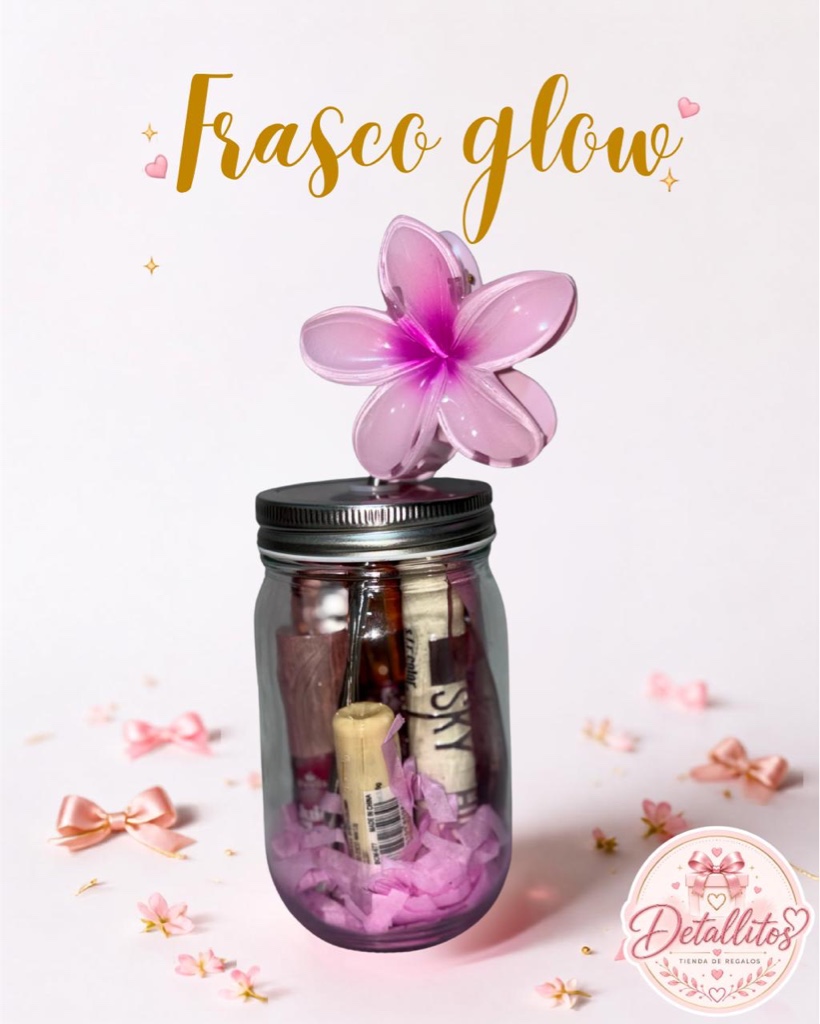 Frasco glow rosado