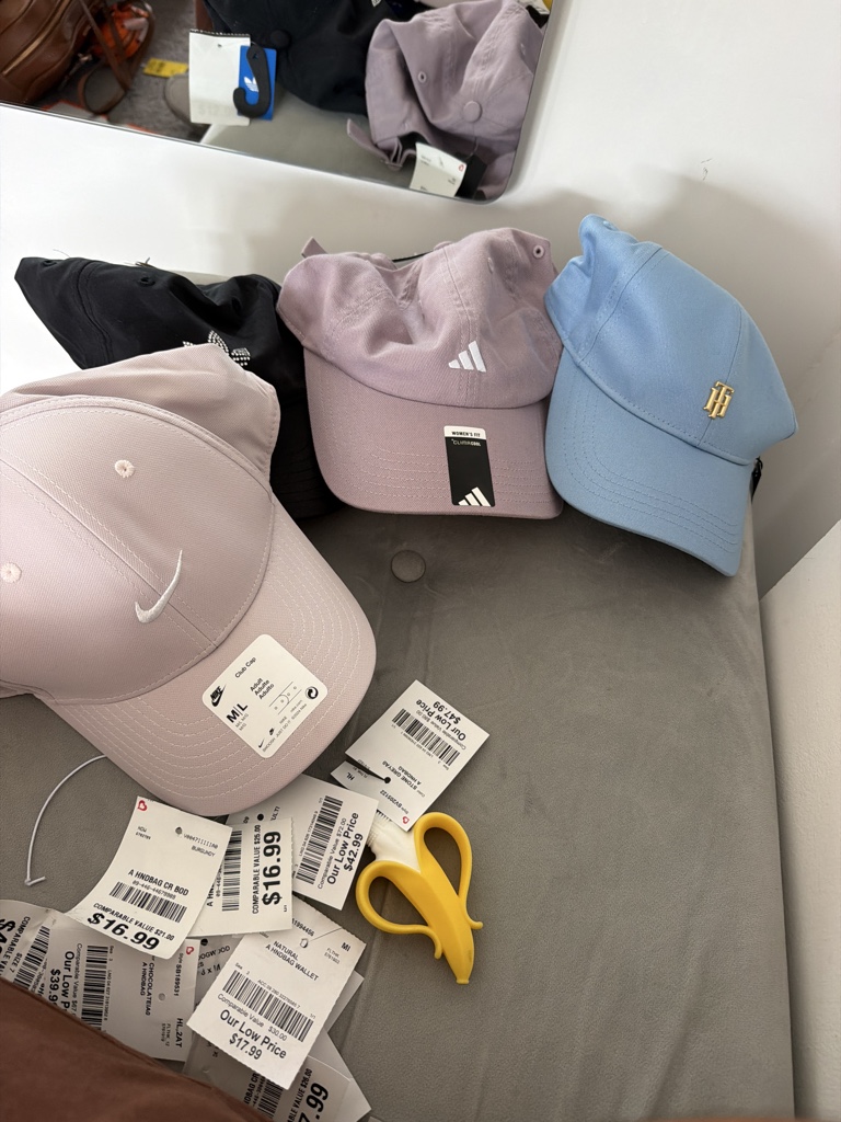 Gorras deportivas pastel