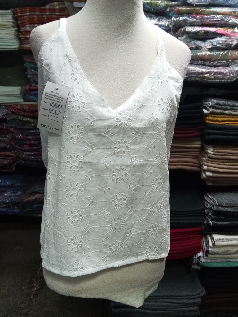 BL125 Blusa sin manga
