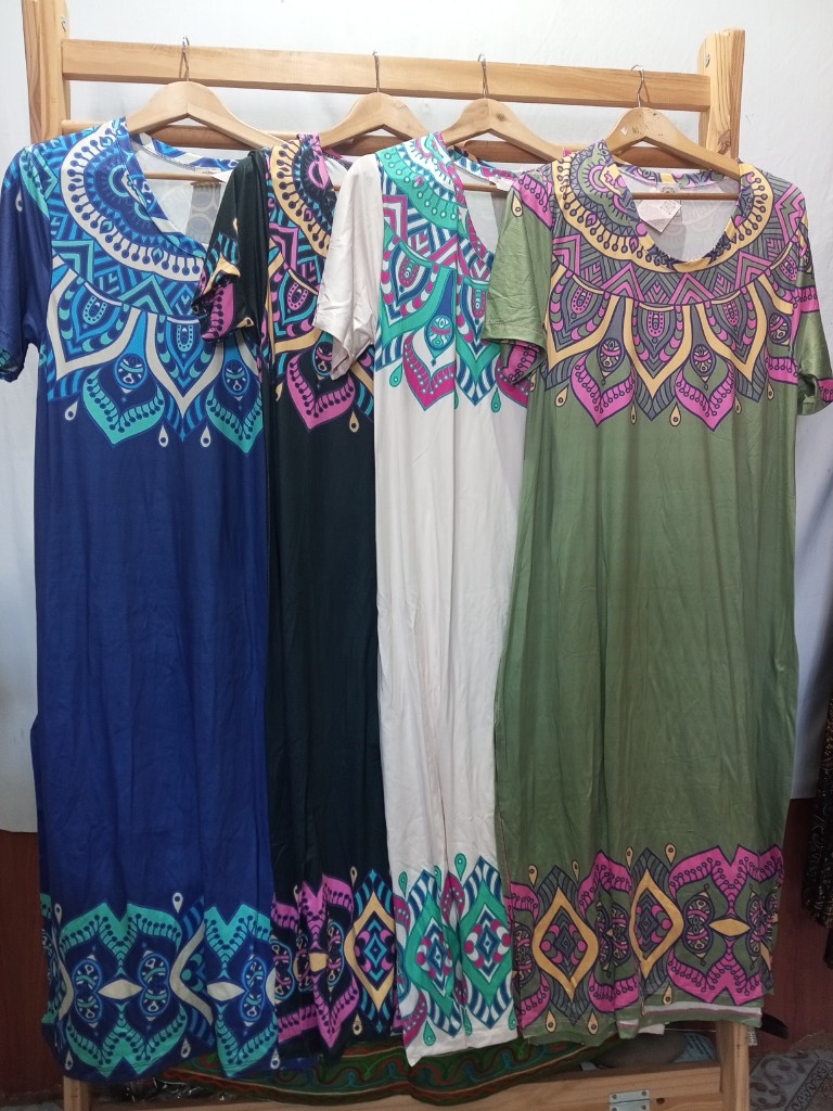 M250 Vestido largo m/c modal