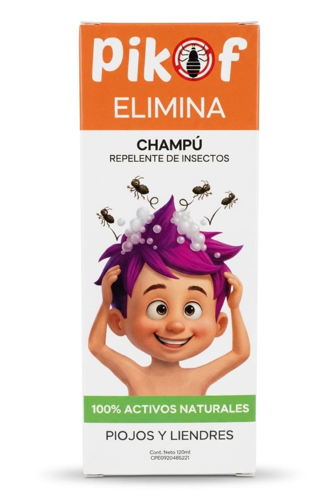 PIKOF PIOJOS CHAMPU PASO 2 PREVIENE 120ML