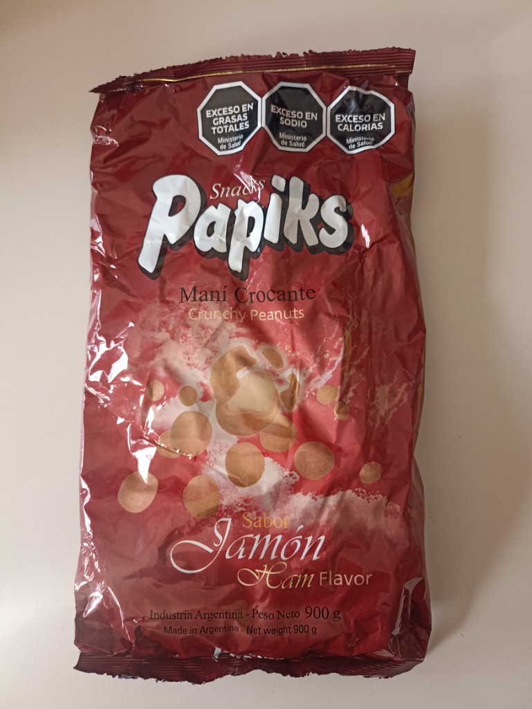 Papiks Mani crocante jamón 900 gr