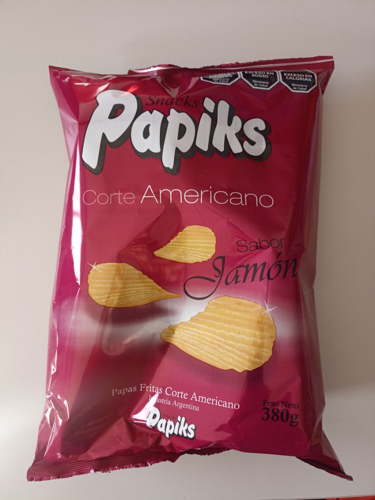Papiks papas fritas jamón 380gr