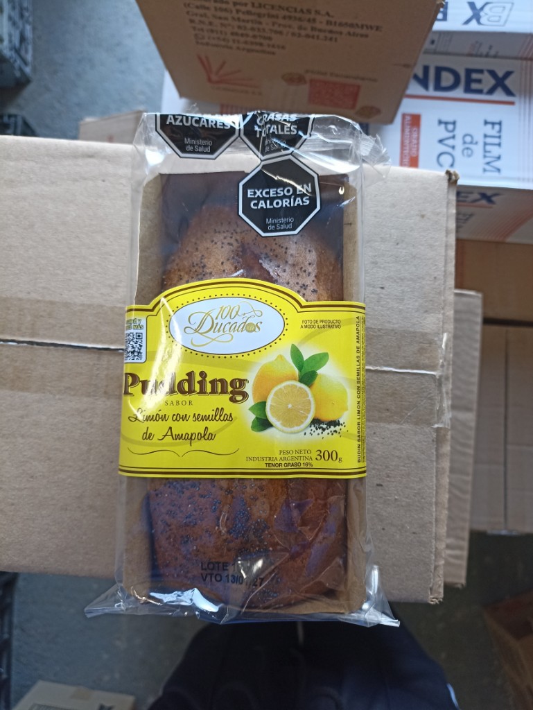 Pudding 🍋 c/ semillas amapola 300gr