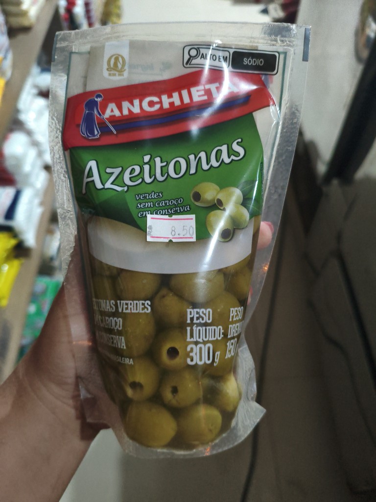 Azeitona sem caroço sachê
