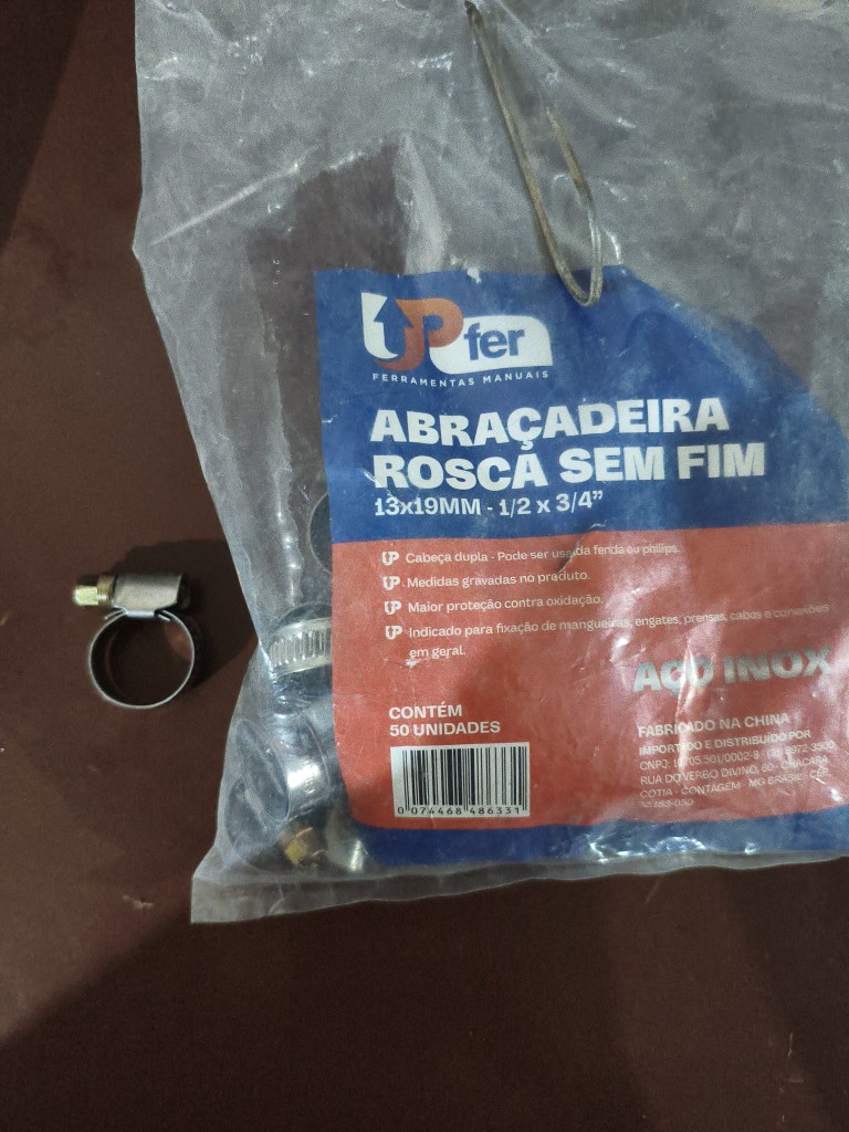 Abraçadeira 1/2 Metal