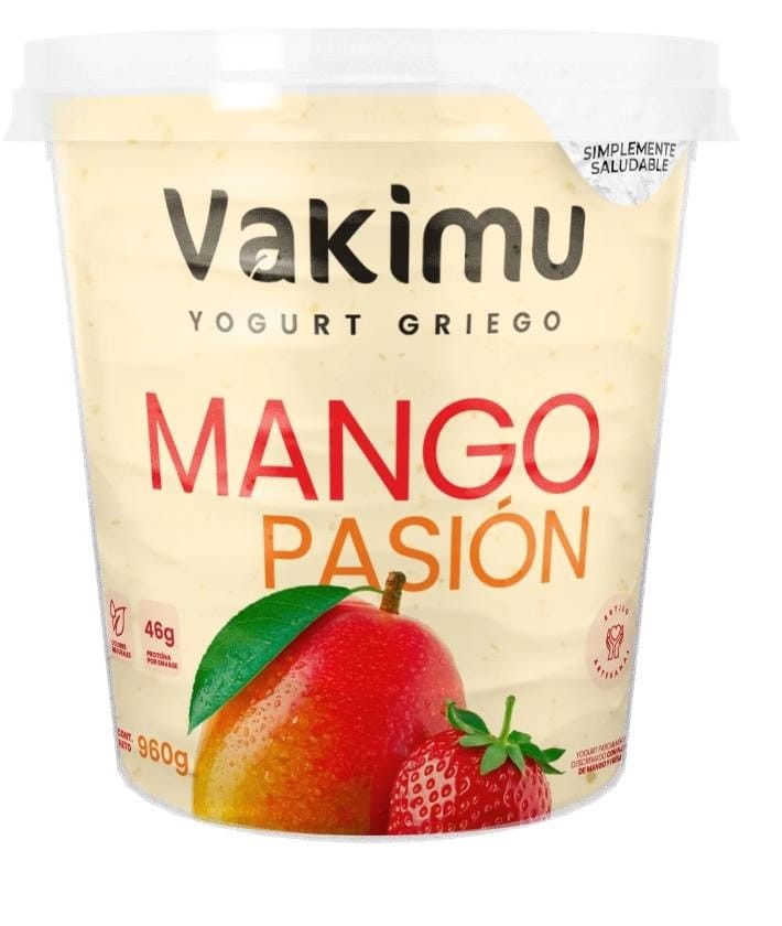 Vakimu yogurt griego mango pasión 960g