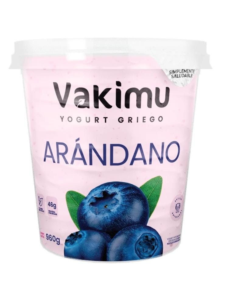 Vakimu Yogurt Griego Arandano 960g