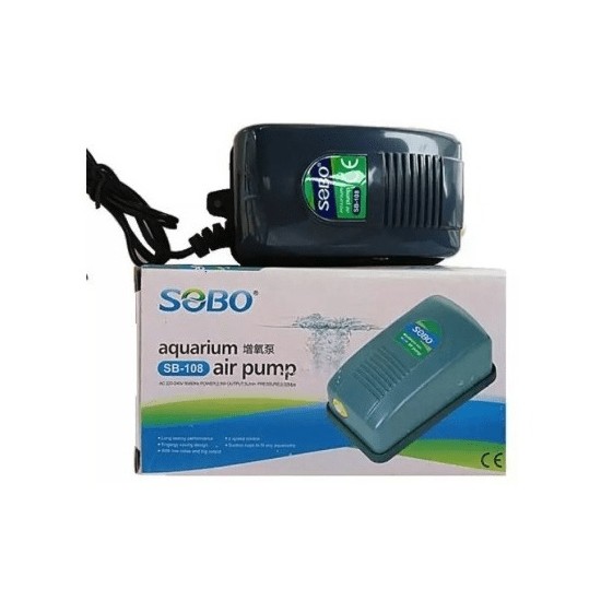 BOMBA DE AIRE UNA SALIDA 2.5L/H SOBO SB-108