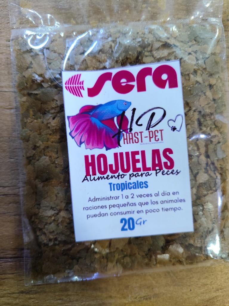 HOJUELAS TROPICAL ALIMENTO PECES 20GR
