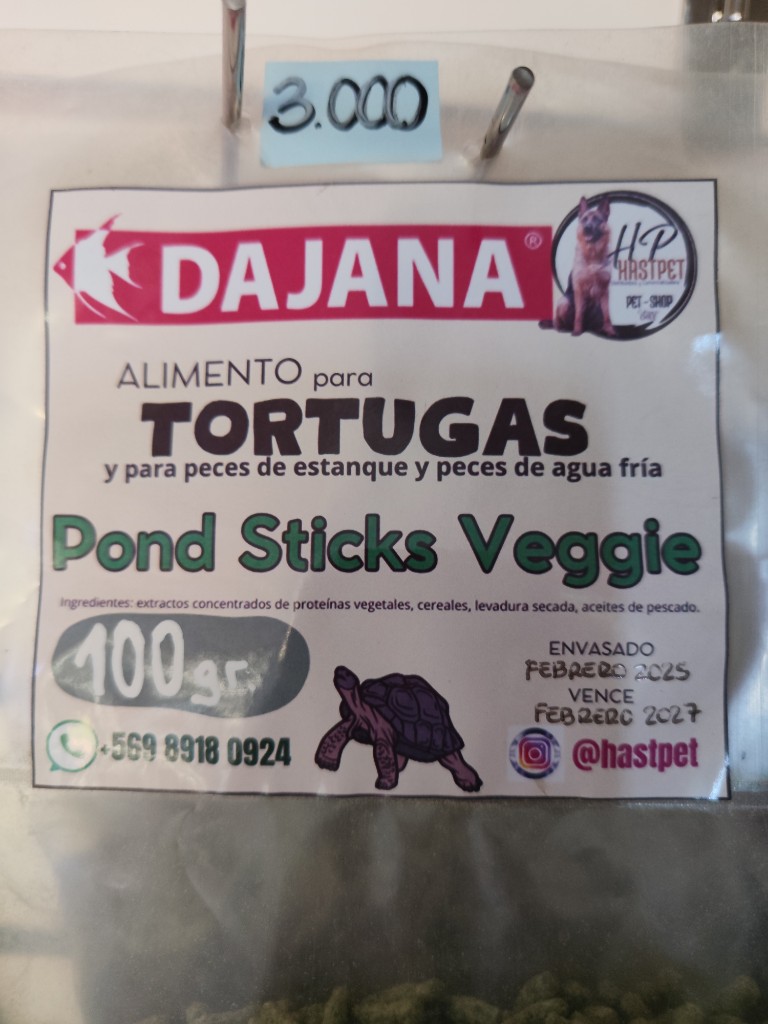 ALIMENTO TORTUGA VEGGIE 100GR DAJANA