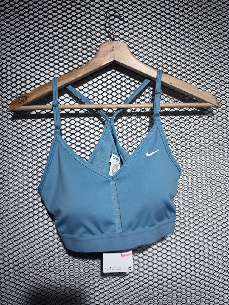 W11 Top Nike Dri-FIT Indy V-Neck azul