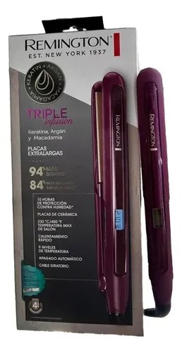 Plancha REMINGTON triple infusión