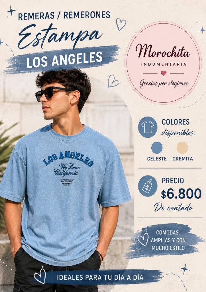 REMERA/REMERON LOS ÁNGELES