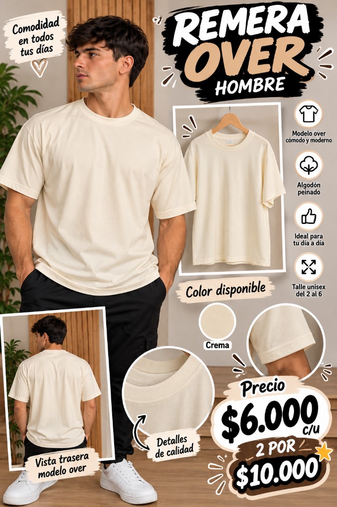 REMERAS/REMERONES LISOS