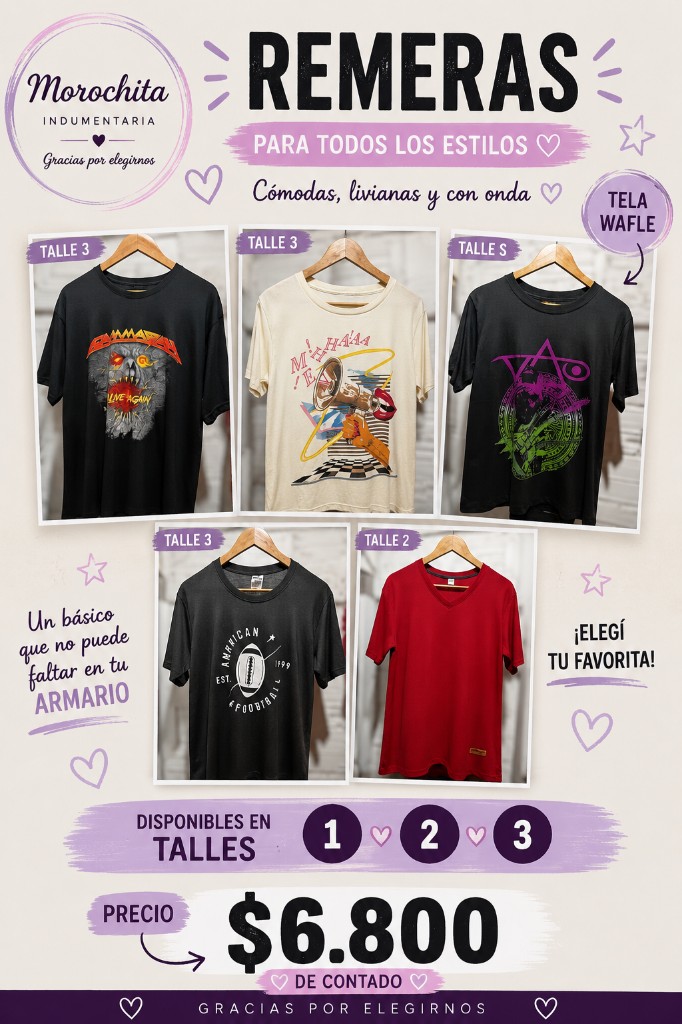 REMERAS CABALLERO