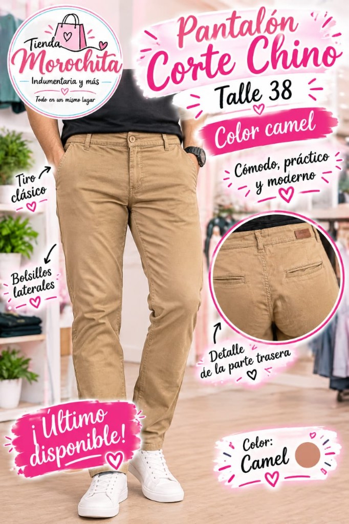 PANTALÓN CORTE CHINO