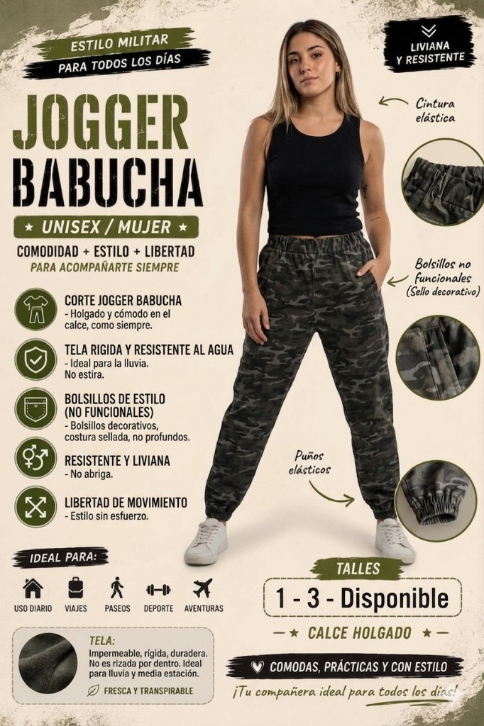 JOGGER BABUCHA UNISEX