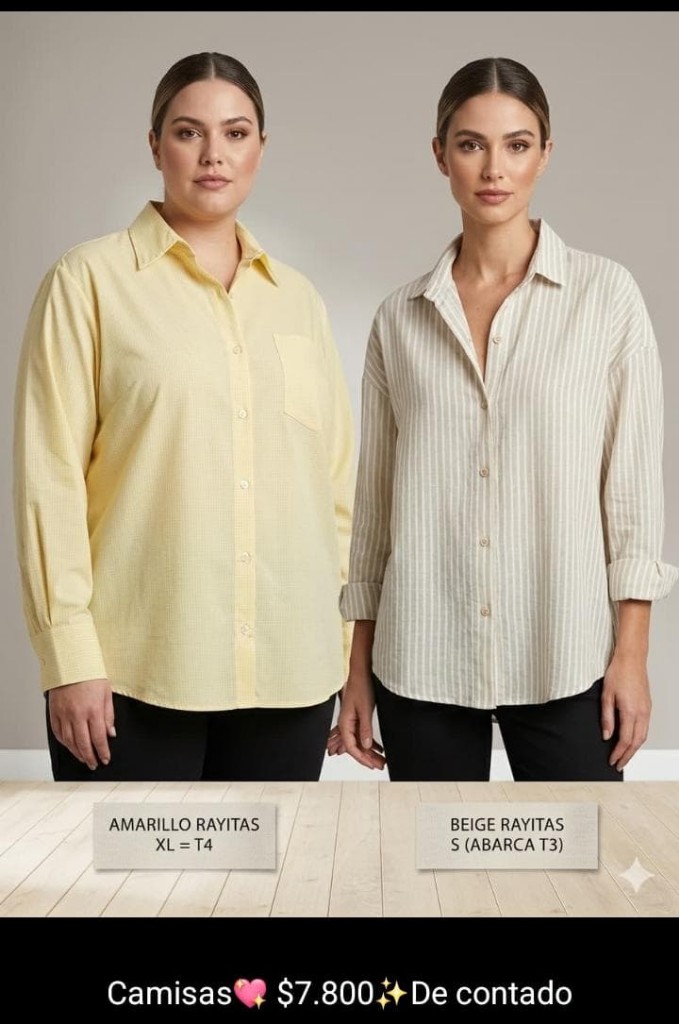 CAMISA AMARILLO