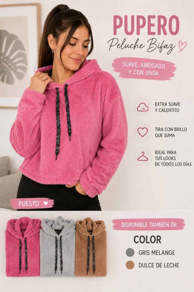 PUPERA PELUCHE BIFAZ