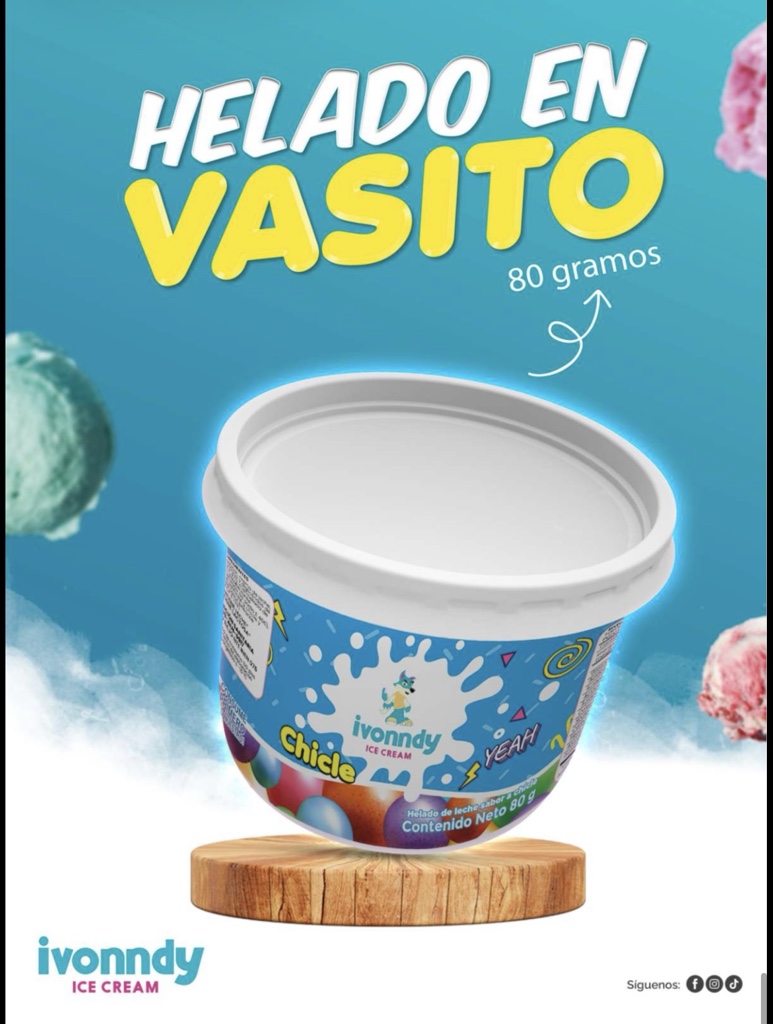 Helado de vasito