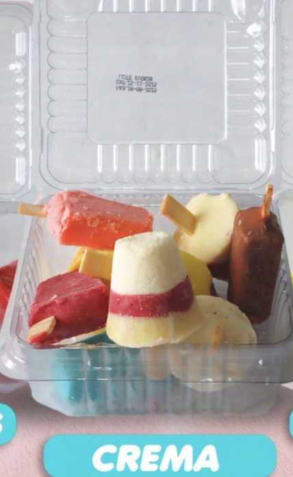 Mini helados de crema