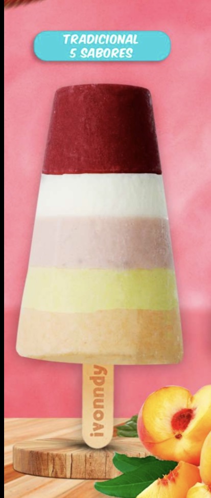 Helado de 5 sabores