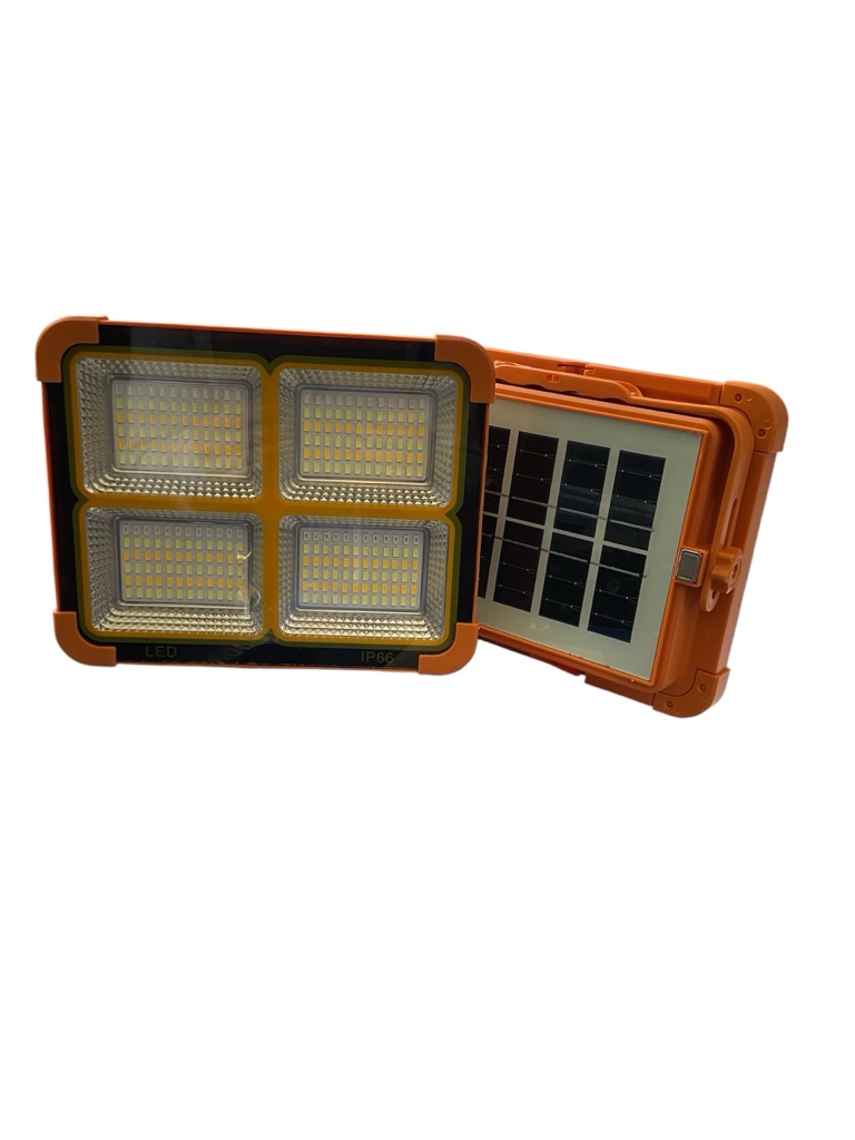 Reflector LED solar 100W naranja