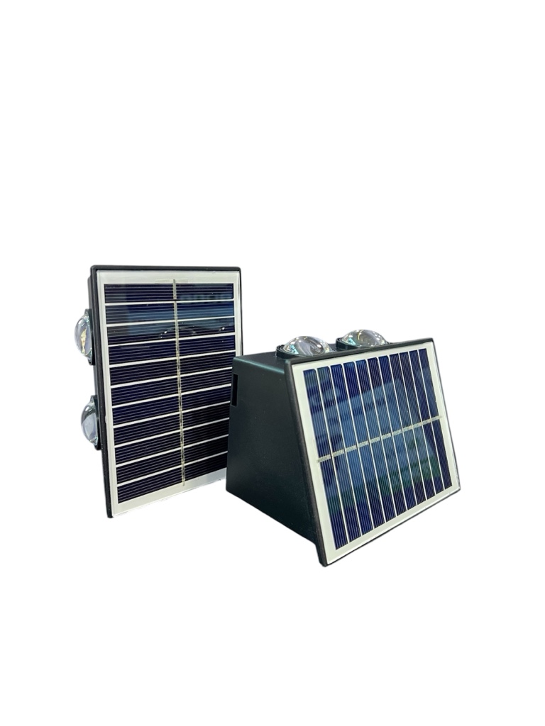 Aplique solar 2+2