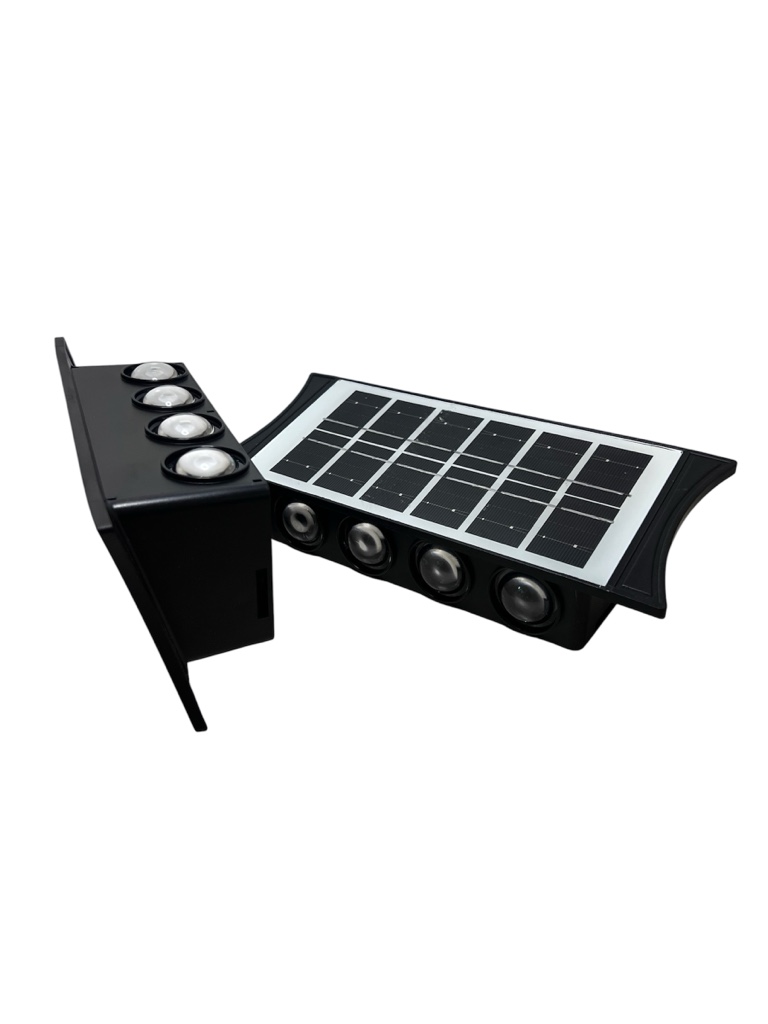 Aplique solar 4+4